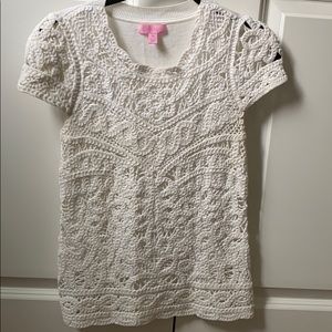 LILLY PULITZER crochet top